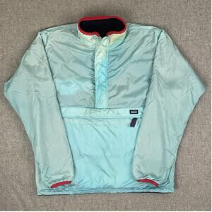 Vintage 1990's Patagonia Reversible Pullover Fleece Jacket Glissade Anorak